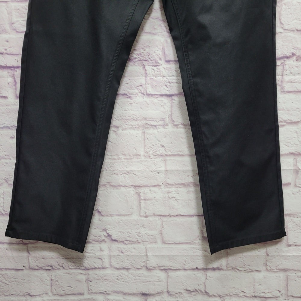 Marc Asher New York Classic Fit Black Chino Pants W34/L30 Workwear Businesscore - Picture 6 of 9